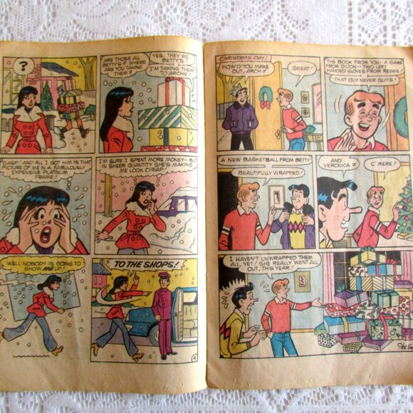 BETTY & VERONICA COMIC 1978 CHRISTMAS SPECTACULAR, ARCHIE COMICS NO. 477 VINTAGE - Picture 5 of 7
